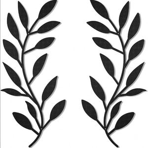 Cross-border Hot Sale Olive <b>Leaf</b> Themed <b>Wall</b> Pendant, Modern Minimalist Hanging Ornament for Home Garden Living Room <b>Decor</b> - Product Image 4