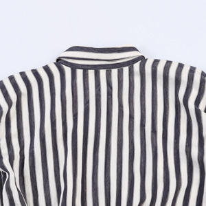 Abito Midi a Pannelli a Righe con Cintura Personalizzato Primavera 2026 da Donna, Stile Vintage Casual Europeo, Abito da Ufficio OEM Prodotto in Fabbrica Cinese - Product Image 4