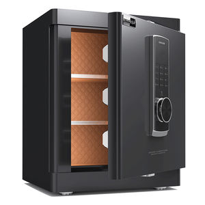 Caja Fuerte W1-45 de Acero con Cerradura Electrónica de Huella Dactilar y Código, Caja Fuerte Mediana con Llave para Hogar, Hospital, Escuela, Dormitorio, Hotel, Banco - Product Image 2