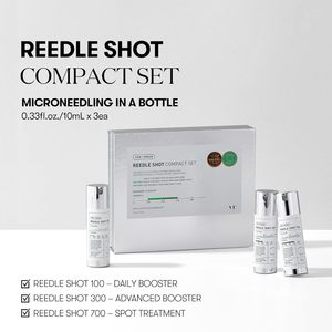 VT COSMETICS Reedle Shot Compact Set 10ml 3 Pezzi Siero Microneedling Esfoliante Anti-Età per la Cura del Viso - Product Image 2