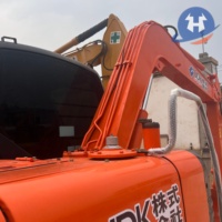 Excavatrice Hitachi ZX70 d'occasion, d'origine japonaise, système hydraulique bien entretenu, bon état, 7 tonnes, à vendre