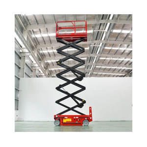 Élévateur à ciseaux électrique facile à utiliser avec conception mobile pour les clients indiens - Product Image 1