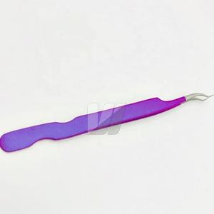 แหนบต่อขนตาสแตนเลสแบบยั่งยืนแบบญี่ปุ่นโลโก้ตามสั่งสีเมทัลลิก - Product Image 6