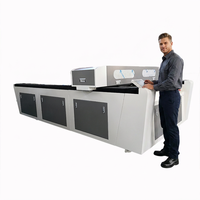 Offre Spéciale : Tube Laser CO2 150W pour Machine de Gravure et de Découpe Laser Métal et Non-Métal, Contrôle Ruida, Refroidissement par Eau, Nouveau Modèle 1300x2500mm