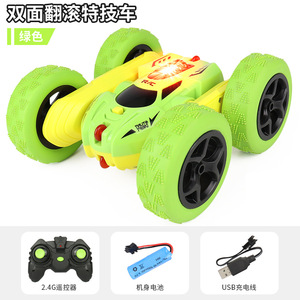 2.4Ghz 6 Canaux RC Twists Car Multifonctionnel Stunt Car & Light Radio Control Double Face 360 Degrés Rotation 4WD Stunt Car - Product Image 5