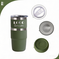 Gobelet isotherme Vanlife RV Travel en acier inoxydable, empilable, résistant aux rayures et aux chocs, idéal pour le camping en plein air