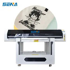 SENA hot selling factory medium size 9060 uv printer flatbed digital garment printer for sale bottle cup rotary printing model