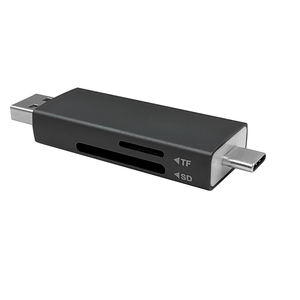 Đầu đọc thẻ mini hai trong một tốc độ cao hỗ trợ OTG cho điện thoại di động Loại C USB3.0 để cài đặt bên ngoài thẻ SD/TF - Product Image 6