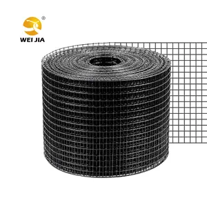 Free Sample Black PVC coated Welded wire Mesh Welded Netting for garden fence