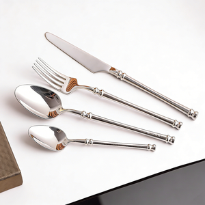 4 Piece Stainless Steel Cutlery Set Luxury Tableware Knife Fork Spoon Gift <b>Box</b> For Home Restaurant Wedding Wholesale - Product Image 4