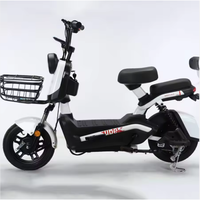 Vélo électrique pliable à grande vitesse pour la ville, moteur sans balais 500W, batterie au plomb-acide 48V, longue autonomie, 3 vitesses, vélo électrique