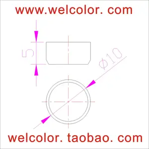 ODM produk laris 9.5 9.6 9.7 10.0mm 10mm 10.0mm bentuk lurus makanan kelas silikon kerucut grommet penyumbat untuk segel Terminal