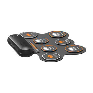 Mini tambor flexible de perlas de percusión de silicona suave, batería de instrumentos musicales, tambor enrollable - Product Image 3