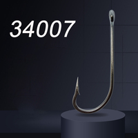 Рыболовный крючок DORISEA 34007 O'Shaugnessy из нержавеющей стали 1/0-14/0 для морской, речной и озерной рыбалки