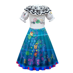 # QZ-MD111 Disfraz de Encanto para Niñas de 3 a 12 Años, Vestido de Fiesta, Cosplay Infantil - Product Image 4
