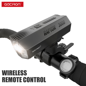 GACIRON faros de <span class=keywords><strong>bicicleta</strong></span> profesionales 3000 Lumen LED <span class=keywords><strong>luz</strong></span> delantera <span class=keywords><strong>10000</strong></span> MAh batería recargable 8 modos de potencia impermeable noche - Product Image 6
