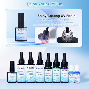 Ransheng, juego transparente de resina Uv de tipo duro para principiantes de manualidades con resina de color y pigmento, luz UV para curar joyas de resina - Product Image 6