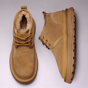 Botas de Nieve Cálidas Casuales de Invierno de Alta Calidad, Botas de Nieve para Hombre con Suela Gruesa, Resistentes al Desgaste y Antideslizantes - Product Image 1