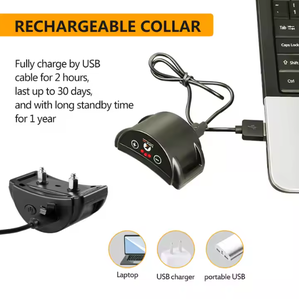 Collar Antiladridos Inteligente para Perros Pequeños y Medianos, Automático, Recargable, 5 Sensibilidad Ajustable, Control de Sonido de Choque de Ladridos de Plástico - Product Image 4