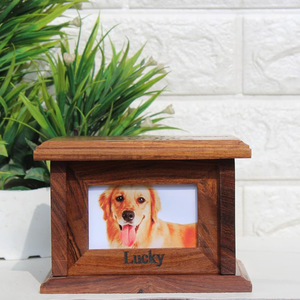 Ataúdes de Madera Personalizados para Mascotas al por Mayor, Urna Funeraria de Madera con Foto para Perro - Product Image 5
