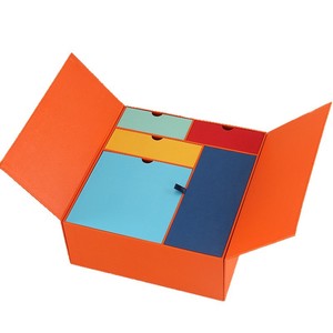 Boîte cadeau en papier rigide haut de gamme personnalisable avec logo imprimable, <span class=keywords><strong>prix</strong></span> d'usine, boîte cadeau à double porte personnalisée - Product Image 3