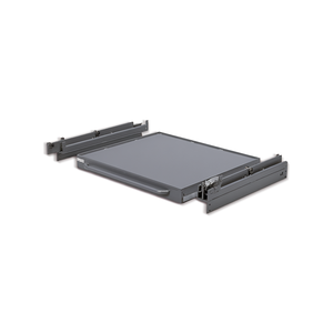 Plan de travail Fami System Ar à 4 bords avec extension télescopique L1205 D845 Gris foncé Ral7000 - Product Image 3