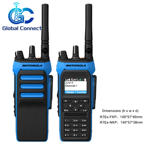 Walkie-talkie profesional Bluetooth GPS UHF R7Ex con teclado completo R7Ex sin teclado, radio bidireccional de largo alcance para Motorola R7Ex - Product Image 3
