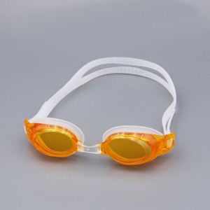 Lunettes de natation personnalisées avec logo imprimé, HD, compétition, silicone, enfant, étanches, anti-buée, lentille PC, marque Mairun, modèle USA 823 - Product Image 4