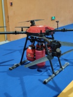 Bombe anti-incendie pour drone, boule d'extinction d'incendie à poudre sèche, montée sur drone, fabrication OEM, support personnalisé, incendie forestier