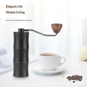 <span class=keywords><strong>Molinillo</strong></span> <span class=keywords><strong>de</strong></span> Café Portátil Manual con Muelas <span class=keywords><strong>de</strong></span> Acero Inoxidable y Cerámica, Diseño Minimalista Moderno para Uso Doméstico y Comercial - Product Image 6