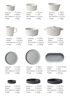 Service de vaisselle en céramique côtelée Matt, style vintage, assiettes et bols en porcelaine avec cocotte pour la maison, l'hôtel et le restaurant
