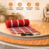 Fabricant de tapis chauffants électriques sous carrelage, tension, longueur, logo et thermostat personnalisables