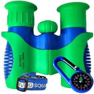 Jumelles pour enfants haute résolution 8x21, télescope portable d'extérieur à prisme Bak4 pour l'observation des oiseaux, à tenir à la main par les enfants - Product Image 1