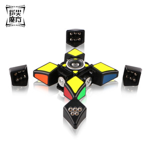Qiyi Magic <b>Cube</b> Grid Finger <b>Cube</b> 1x1 Portable Fidget Spinner Toy For Teens And Kids - Product Image 3