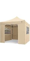 Tente de réception pliante ignifuge 3x3 m pour publicité, abri solaire, plage, parking, mariage - Vente directe usine