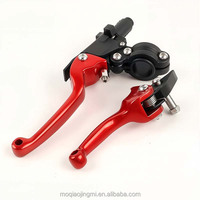 Levier de frein et d'embrayage personnalisé CNC pour motos Honda Yamaha Kawasaki Suzuki - Accessoires de la série CRF YZF XR CQR ASV
