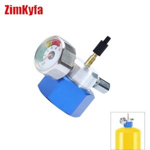 Adaptateur en aluminium personnalisable pour le remplissage de réservoirs de gaz vert et de propane avec manomètres, support OEM - Product Image 1