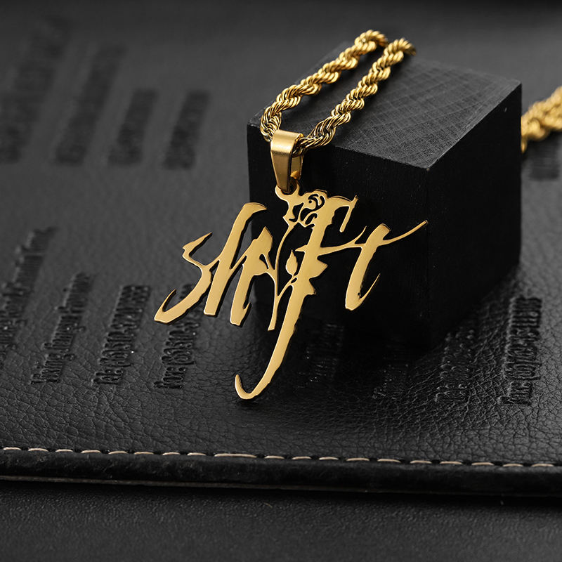 Collana oro acciaio inossidabile