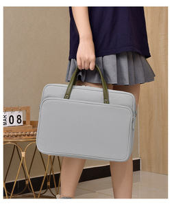 Wholesale 2024 New 14"/15 Inch Business File <b>Bag</b> Mutil Color Tote Shoulder <b>Computer</b> Handbag Laptop <b>Bag</b> with Trolley Straps - Product Image 2
