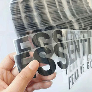 Manufacture <strong>Rubber</strong> Patch Clothes Custom Labels for Clothing Heat Transfer Shrink 3d <strong>Silicone</strong> Heat Transfer Printing - Product Image 1