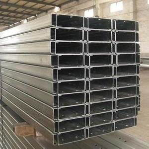 Fabricante, venta al por mayor, correa tipo <span class=keywords><strong>C</strong></span>, precio bajo, canal <span class=keywords><strong>C</strong></span>, tamaños de viga de acero, vigas de acero <span class=keywords><strong>C</strong></span>, correa de acero estructural para construcción - Product Image 1