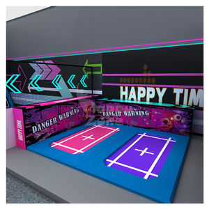 Aire de jeux intérieure <span class=keywords><strong>commerciale</strong></span>, trampoline, jeux interactifs, grands toboggans, équipement professionnel, trampoline de saut, pont de saut - Product Image 1