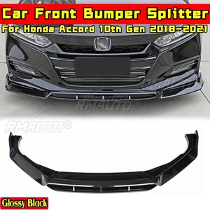 Kit carrosserie pour Honda Accord 10ème génération 2018-2021, diffuseur de pare-chocs avant, aspect fibre de carbone, style SK-260, couvre-pare-chocs, accessoires de voiture - Product Image 3