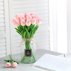Tulipanes Artificiales, Tallos Falsos, Tacto Real, Alta Simulación, Ecológicos, Hechos a Mano, Flores Festivas de Larga Duración para Bodas y Navidad - Product Image 3