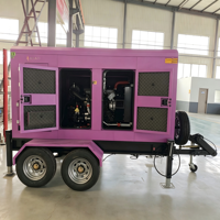 Groupe électrogène mobile monté sur remorque, assemblage modulaire pour un remplacement facile des composants et des travaux de réparation sur site