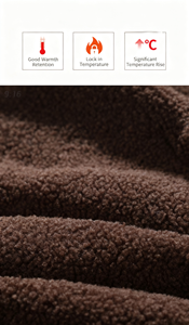 <span class=keywords><strong>Parka</strong></span> termico in pile granulare invernale con cappuccio da <span class=keywords><strong>donna</strong></span> con fodera in poliestere - Product Image 5