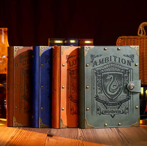 하이 퀄리티 새로운 릴리스 가죽 A5 노트북 잠금 걸쇠 연구 및 저널링 유럽 쓰기 선물 - Product Image 1