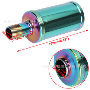 Silencieux d'échappement multicolore Zhen Nirui 168 pour scooter avec rondelle de réparation - Product Image 4