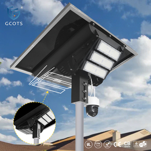 Farola Solar de 30W 40W con Cámara CCTV y Batería de 12.8V 30AH IP65 de Aluminio para Iluminación de Seguridad Vial - Product Image 3