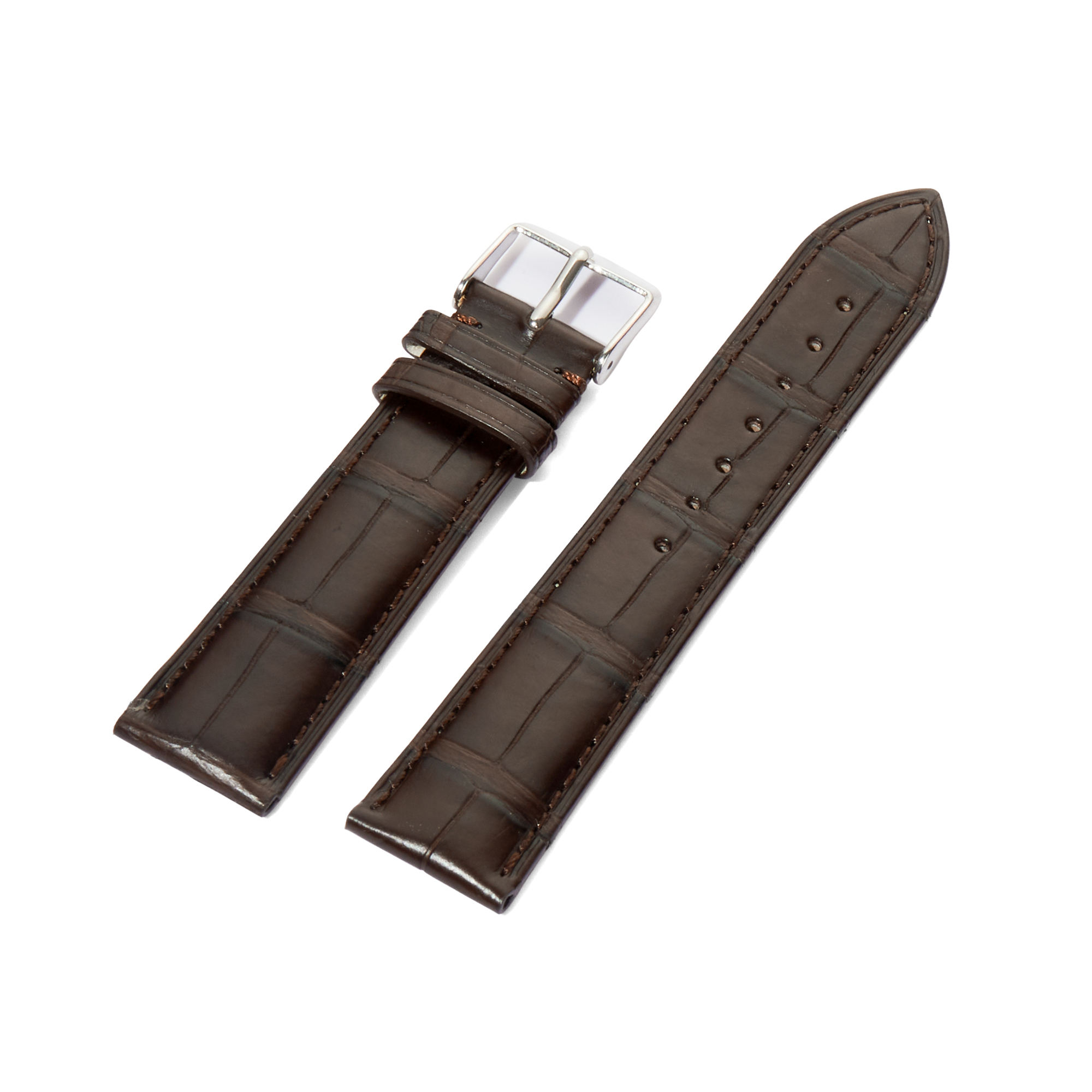 D. สีน้ำตาล